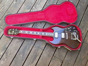 VINTAGE ORIGINAL GIBSON SG STANDARD GUITAR- OHSC -FACTORY BIGSBY TREMELO