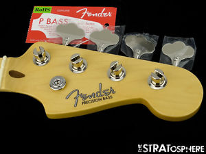 Vintage USA 58 Fender Precision P BASS NECK & TUNERS American Maple Nitro