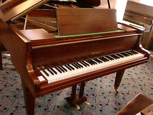 WELMAR overstrung baby grand 4ft 6" mohogany MINT con can deliver £750buy now