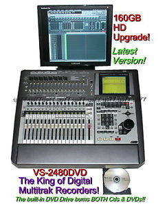 ROLAND VS-2480 DVD VS-2480CD VS2480DVD VS-2480DVD CD - NICE - HD Upgrade!! L@@K