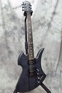 B.C.RICH Mockingbird ST Quilted Maple Veneer Top Satin Black Used F/S #g559