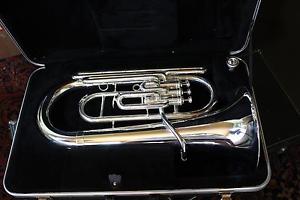 King Model 2280SP 4 Valve Baritone Euphonium MINT SILVER PLATE