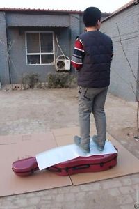 4/4 cello case Hard Case Strong Convenient dark Red carbon fiber Yinfente