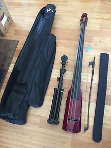 NS Designs Wav 4 Electric Upright Bass w/ Gig Bag, Accessories