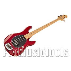 Music Man USA Sterling 4 TR Translucent Red MN birdseye *exc.cond* bass stingray