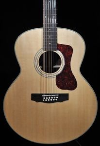 GUILD WESTERLY COLLECTION F-1512E NATURAL 12 STRING JUMBO ACOUSTIC ELECTRIC GUIT
