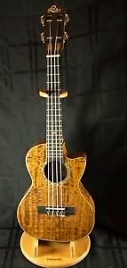 Leho Ukulele KOA with a Gig Bag and Wooden Ukulele Stand LHT-ASAK-CE