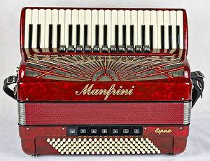 Manfrini 120 Bass  - 4 voice Musette - MIDI - Manfrini Accordion Number 1
