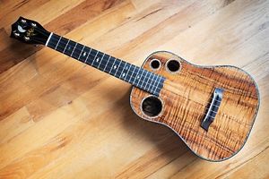 Preowned Custom I'iwi Koa Tenor Ukulele