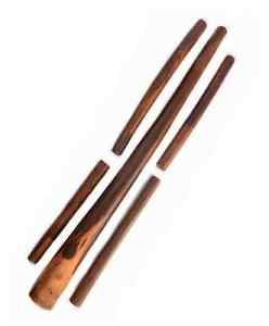 Multiple Drone Didgeridoo with 4 Removable screw Mouthpieces – D,C#,C,B