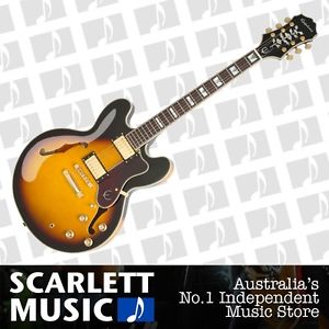 Epiphone Sheraton II Pro Semi Hollow Electric Guitar Vintage Sunburst BRAND NEW