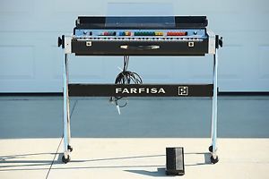 Farfisa VIP 345 Syntheslolam Organ 1975 all original. sales receipt, schematic