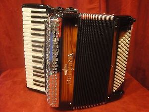 NEW Beltuna Piano Accordion Studio III Sunburst Helikon MMM 37 96 Made in Italy