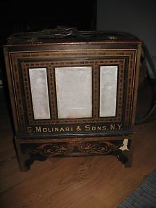 RARE VINTAGE BARREL MONKEY ORGAN BY G. MOLINARI & SONS,  23 KEYS