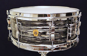 Vintage Ludwig Pre-Serial # Oyster Black Pearl Ringo Jazz Festival Snare Drum !