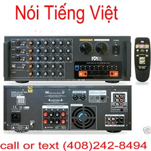 Vietnamese karaoke system Mics + speakers+ Mixer Amplifier + Mplayer 3