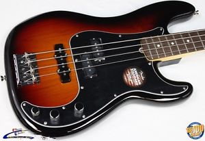 Fender Limited Edition American Standard PJ Bass w/ HSC, 3-Color Sunburst #34038