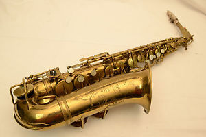 1934 Selmer Super Series Cigar Cutter / Radio Improved Alto Saxophone Geared