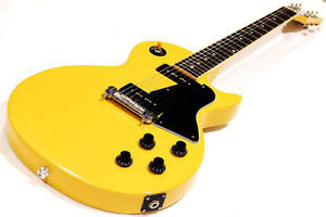 2010 Gibson Les Paul Junior Special TV Yellow Modified Electric Guitar w/HC