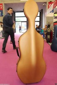 Cello Case Full size Hard Case Carbon Fiber 4/4 Lightest 2.3kg Yellow #1540