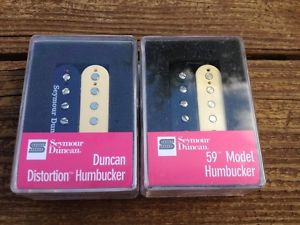 NEW Seymour Duncan Distortion SH-6 Bridge & SH-1 59 Neck REVERSE ZEBRA Pickups
