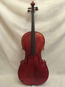 schönes 4/4 Cello rot handgefertigt ! beautiful European handmade red Vollmassiv