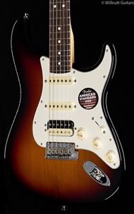 Fender American Standard Strat HSS Shawbucker 3-Tone Sunburst (247)
