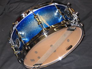 Snare Drum SONOR Delite 14 x 6", blue silver sparkle burst ,Guss-Spannreifen,NEU