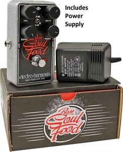 NEW Electro Harmonix Bass Soul Food Transparent Overdrive Distortion w/ Power