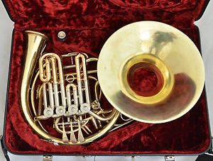 PAXMAN Model 80 Triple Compensating French Horn raw brass screw bell