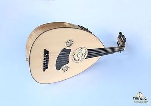 TURKISH PROFESSIONAL HALF CUT ELECTRIC OUD UD STRING INSTRUMENT HSOE-103K