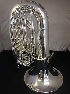 KING 2341WSP Silver Plated Concert Tuba 4 valve Bb, Pro, Straight from Factory