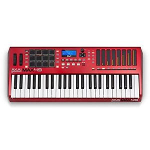 Akai Professional MAX49 | 49-Key USB MIDI Keyboard & Drum Pad Controller with