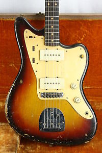 1959 Fender Jazzmaster Slab-Board, Anodized Gold Guard! Pre-CBS! Stratocaster