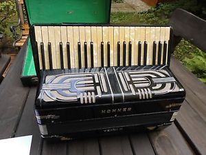 Akkordeon Hohner Verdi III mit Koffer Vorkriegsmodell