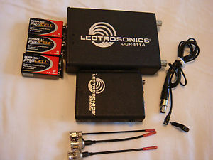 LECTROSONICS US MADE UCR-411A Rcr AND UM400A Xer  WIRELESS MIC SYSTEM