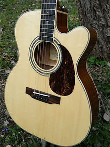 "Easy Play" Solid Acoustic Electric Guitar w Martin Performing Artist Concert