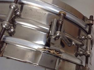 1923/24 Ludwig 'Original All-Separate Tension Drum' Vintage Brass Snare Drum