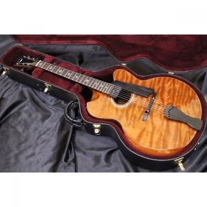 German Guitars Magnolia Flame Redwood Top & koa Brown w/hard case F/S #H59