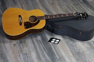 1966 Vintage Epiphone FT-79 Texan in Natural! In Original Case! Nice Open airy 