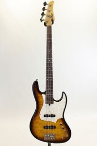 Mike Lull M4 Jazz Bass Type Sunburst Alder Body Used Electric Bass Guitar Japan