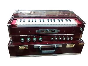 BUY TEAK 5 SCALE CHANGER HARMONIUM LIGHT WEIGHT BAJA 2 SET 440 TUNED