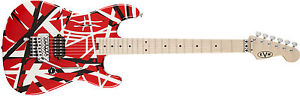 EVH Eddie Van Halen Stripe Series Red Black White Strat Style Electric Guitar