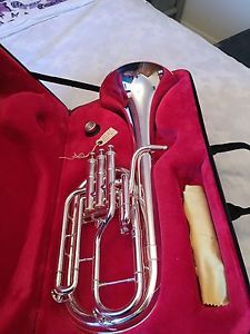 Silver Plated Tenor Horn Eb Catelinet CTH 12 S New
