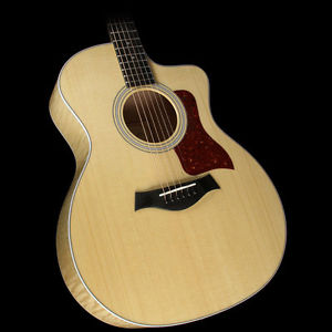 Taylor 214ce-QM DLX Grand Auditorium Acoustic/Electric Guitar Natural