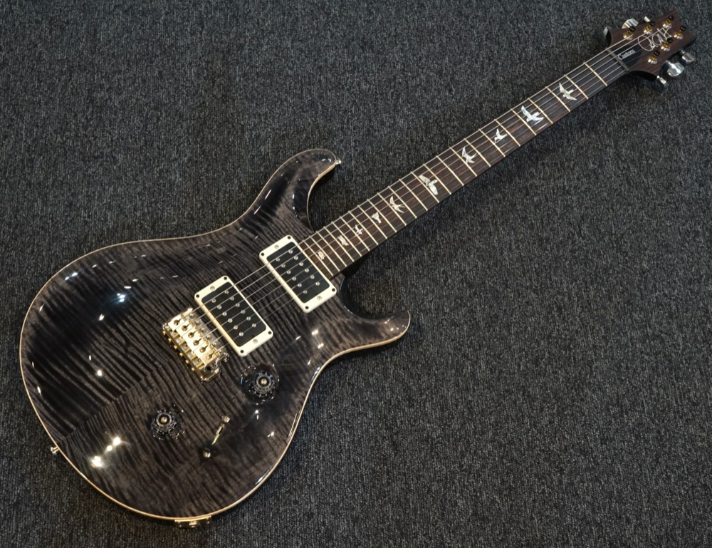 Paul Reed Smith PRS 2015 Custom 24 Gray Black Electric Guitar