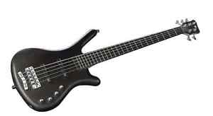 Warwick Rock Corvette Basic 5-String Electric Bass Guitar Nirvana Black Oil