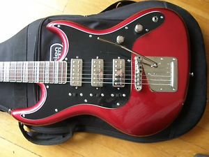 Hofner GALAXIE Galaxy RI Reissue  EXCELLENT candy apple red w gigbag WOW