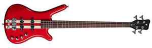 Warwick RockBass Corvette Basic Active Electric Bass Guitar Racing Red Finish