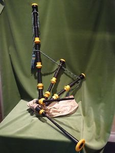 Fine Old Set Of Scottish Bagpipes Made Circa 1960
